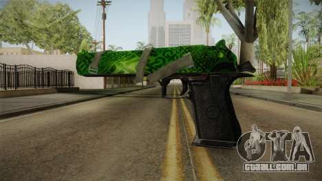 Green Desert Eagle para GTA San Andreas