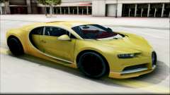Bugatti Chiron amarelo para GTA San Andreas