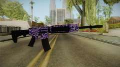 Tiger Violet M4 para GTA San Andreas