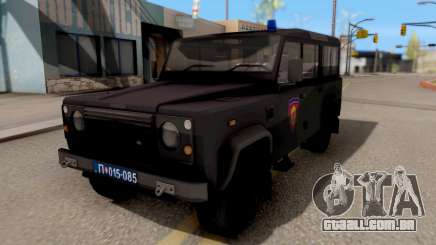 Land Rover Defender Polícia, Que para GTA San Andreas