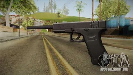 Glock 18 3 Dot Sight with Long Barrel para GTA San Andreas