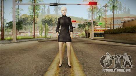 Female Black Sweater One Piece v1 para GTA San Andreas