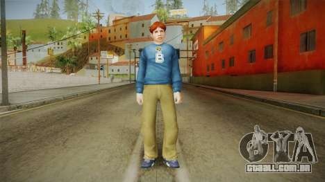 Dan Wilson from Bully Scholarship para GTA San Andreas