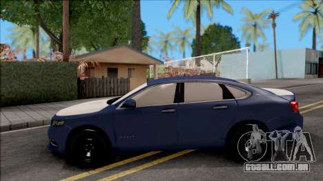 Chevrolet Impala LS 2017 para GTA San Andreas