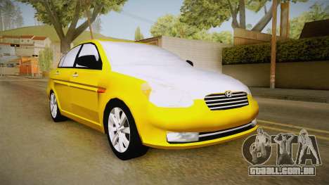 Hyundai Accent 2011 para GTA San Andreas