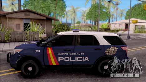 Ford Explorer Spanish Police para GTA San Andreas