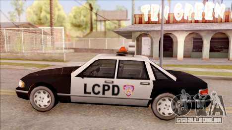 Police Car from GTA 3 para GTA San Andreas