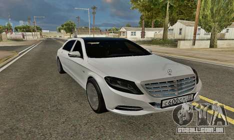 Mercedes-Maybach S600 X222 Exclusive para GTA San Andreas