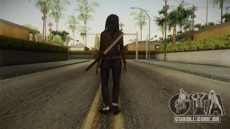 The Walking Dead: No Mans Land - Michonne para GTA San Andreas