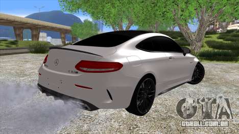 Mercedes-Benz C63 Coupe para GTA San Andreas