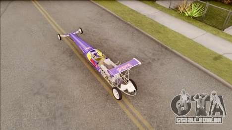 Dragster Red Bull para GTA San Andreas