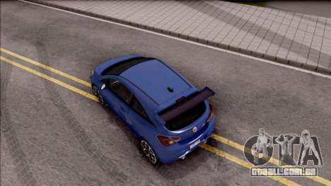 Vauxhall Corsa VXR 2016 para GTA San Andreas