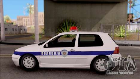 Volkswagen Golf 4 GTI Policija para GTA San Andreas