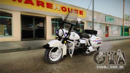 Harley-Davidson Police Bike YRP para GTA San Andreas