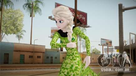 Elsa Military Skin para GTA San Andreas