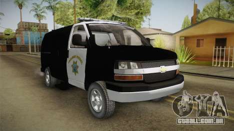 Chevrolet Express CHp para GTA San Andreas