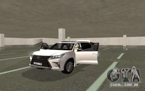 Lexus LX570 2016 para GTA San Andreas