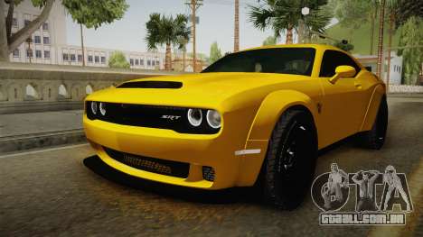 Dodge Challenger Demon 2018 para GTA San Andreas