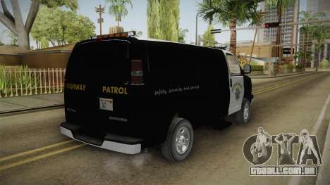 Chevrolet Express CHp para GTA San Andreas