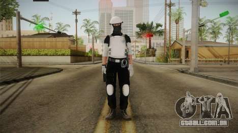 Mirror Edge Riot Cop v2 para GTA San Andreas