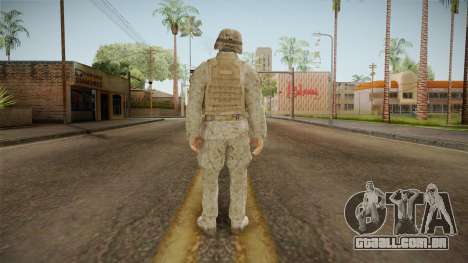 Soldado del Ejercito Chileno para GTA San Andreas