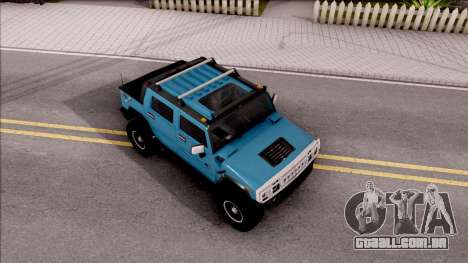 Hummer H2 Sut 4x4 para GTA San Andreas