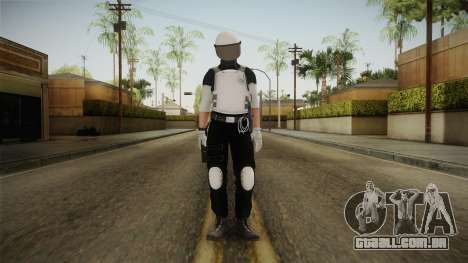 Mirror Edge Riot Cop v1 para GTA San Andreas