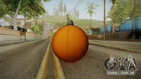 Green Goblin Classic Pumpkin Grenade para GTA San Andreas