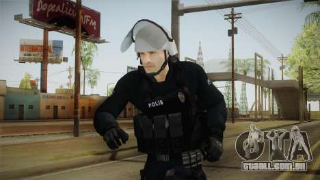 Turkish Riot Police with Gear para GTA San Andreas