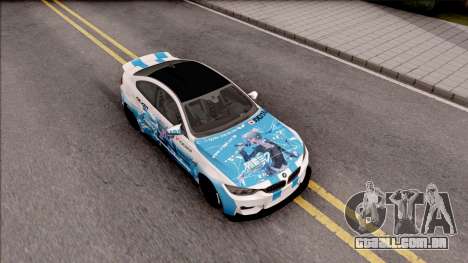 BMW M4 Itasha Hatsune Miku 2017 Liberty Walk para GTA San Andreas