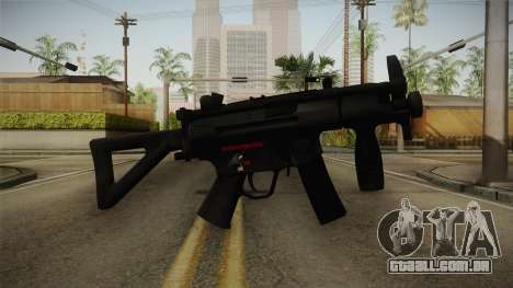 Mirror Edge HK MP5K-PDW para GTA San Andreas