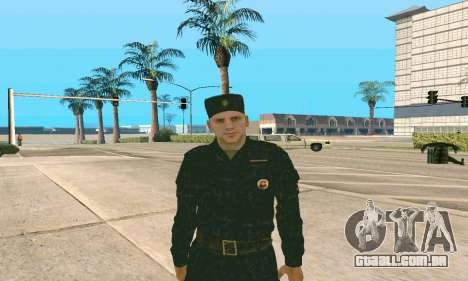 Superiores da Polícia, o Sargento v. 1 para GTA San Andreas
