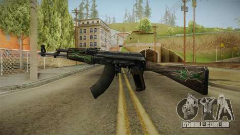 CS: GO AK-47 Emerald Pinstripe Skin para GTA San Andreas