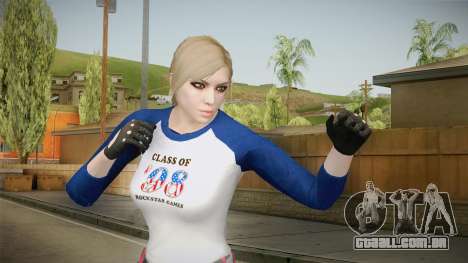 Gun Running Female Skin para GTA San Andreas