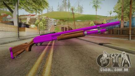 Purple Shotgun para GTA San Andreas