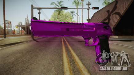 Purple Desert Eagle para GTA San Andreas