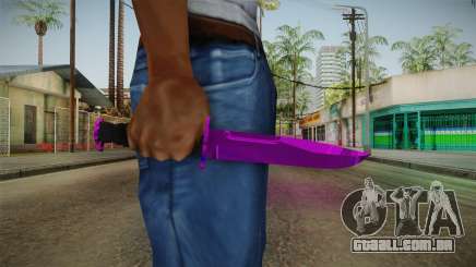 Purple Knife para GTA San Andreas