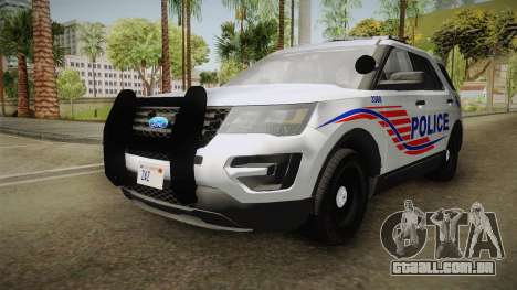 Ford Explorer 2016 Police para GTA San Andreas