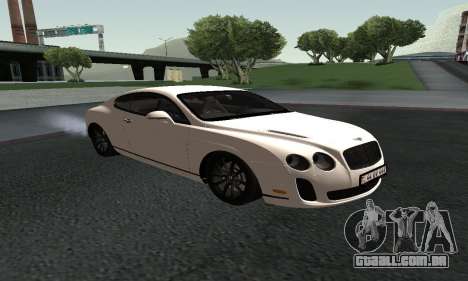 Bentley Continental GT Armenian para GTA San Andreas