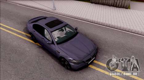 BMW M5 HQ Lowest Poly para GTA San Andreas