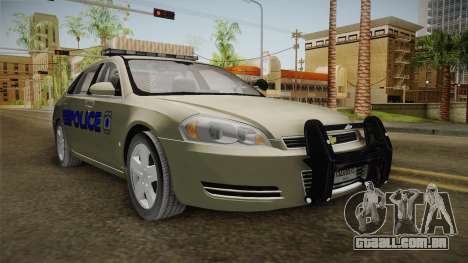 Chevrolet Impala Police para GTA San Andreas