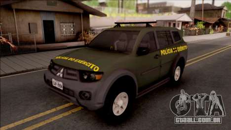 Mitsubishi Pajero Army Police of Brazil para GTA San Andreas