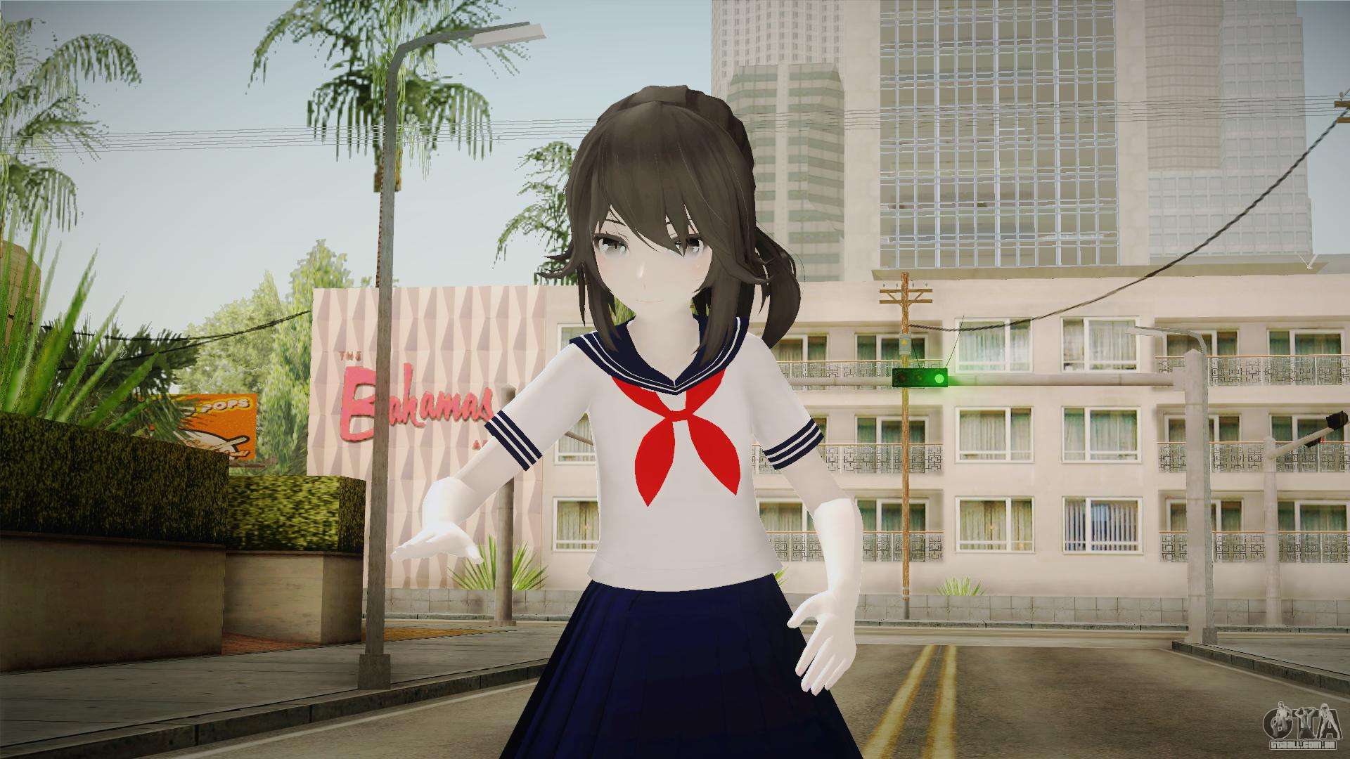 Yandere Simulator - Ayano Aishi Skin para GTA San Andreas