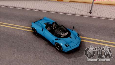 Pagani Huayra Roadster para GTA San Andreas