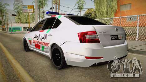 Skoda Octavia Moroccan Police para GTA San Andreas