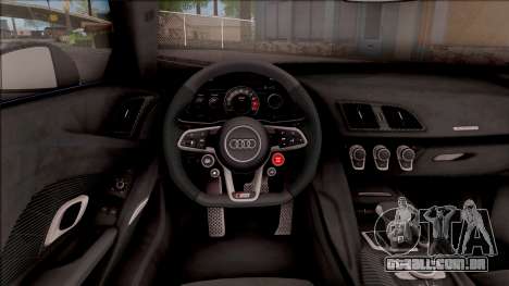 Audi R8 V10 Plus 2018 para GTA San Andreas