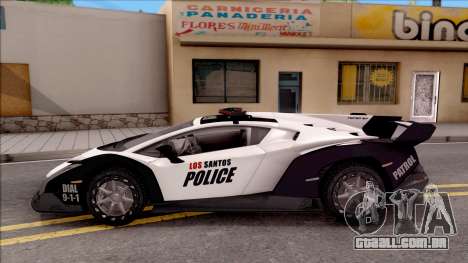 Lamborghini Veneno Police Los Santos para GTA San Andreas