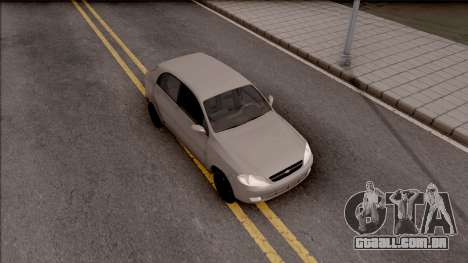 Chevrolet Aveo v2 Sin Sonido Version Sencilla para GTA San Andreas