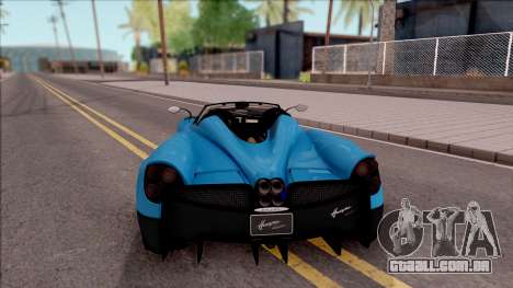 Pagani Huayra Roadster para GTA San Andreas