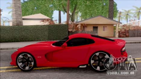 Dodge SRT Viper GTS 2012 para GTA San Andreas